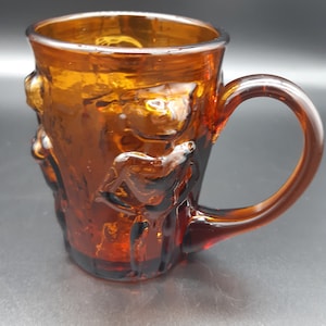 Erik Höglund signed Mid century glass mug, Sweden,