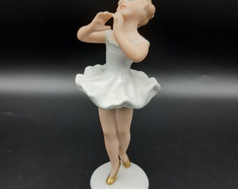 Wallendorf Porcelain Figurine, “Boy With Fawn”, c 1960's