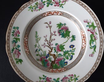 An English deep indian tree pattern plate