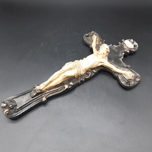 Crucifix Cross INRI Antique French Plaster - Etsy