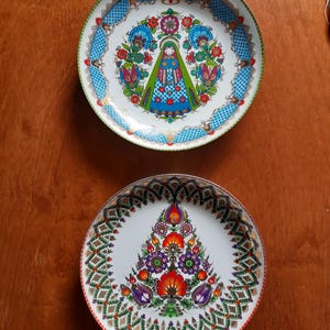 2 enamel plate or bowl from studio Steinbock Austria