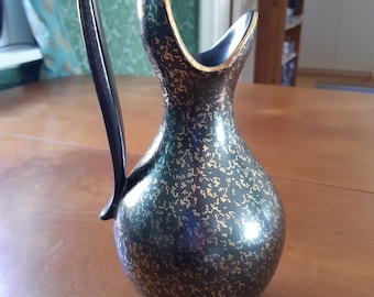 Vintage Silberdistel Fayencen Germany Ceramic Vase | Vintage West