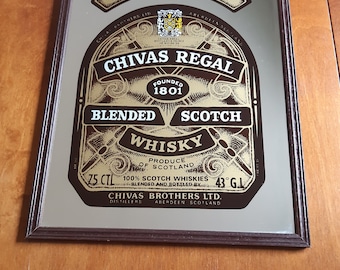 Advertising mirror Chivas Regal