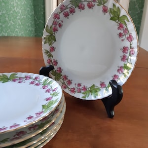 Set of 6 vintage Eschenbach cake plate Bavaria Germany