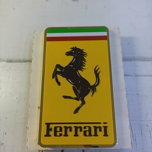 Ferrari Logo Metal Sign Garage Sign Ferrari Garage Decor Ferrari Garage ...