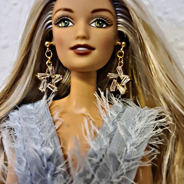 Traumhaft schöner Barbie#Steffi Schmuck# Doll# Zirkonia# Funkeln# OOAK# Handmade#