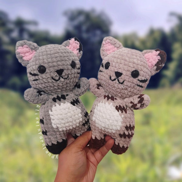 Handmade Cat Plush | Amigurumi Cat | Animal Plushie | Lovely Cap | Kawaii Cat | SoftToy | Decoration | Custom | Gifts Ideas | Neko