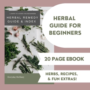 Easy Beginners Guide to Herbal Remedies, Ebook, PDF Download, Printable
