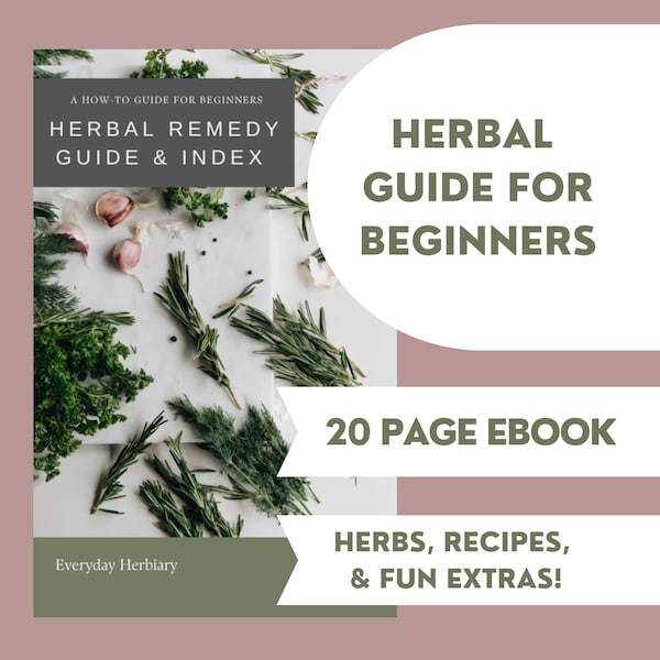 Printable Herbal Guide - Etsy
