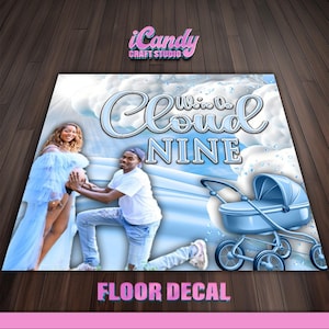 Floor Decal, Baby shower Floor Decal, Custom Floor Decal, Floor Sticker, Sticker, Floor Wrap, Decal, Dance Floor Wrap, Dance Floor Decal