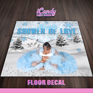 Baby Shower Floor Decal, Floor Decal, Baby shower, Custom Floor Decal, floor sticker, sticker, floor wrap, dance floor decal