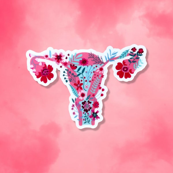 Stickers, Uterus Sticker, Stickers for Tumbler, feminism, Vinyl Decals, Laptop Stickers, Planner Stickers, women's rights