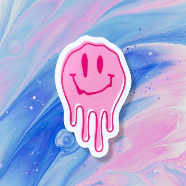 thumbnail image 2 of Smiley Face Vinyl Die Cut Decal Sticker – Happy Smile, Mana Decals, For Car Laptop Cup Window 2 of 5