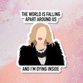 Moira Rose Sticker: Schitt's Creek Comedy, Waterproof Vinyl