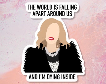 Moira Rose Sticker: Schitt's Creek Comedy, Waterproof Vinyl