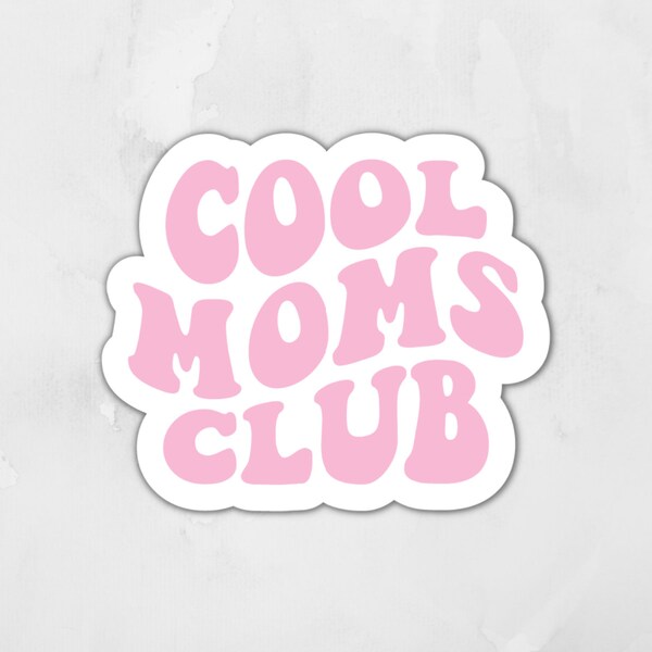 Stickers, Cool moms club, Stickers for Tumbler, Mom Sticker, Vinyl Decals, Laptop Stickers, Planner Stickers.