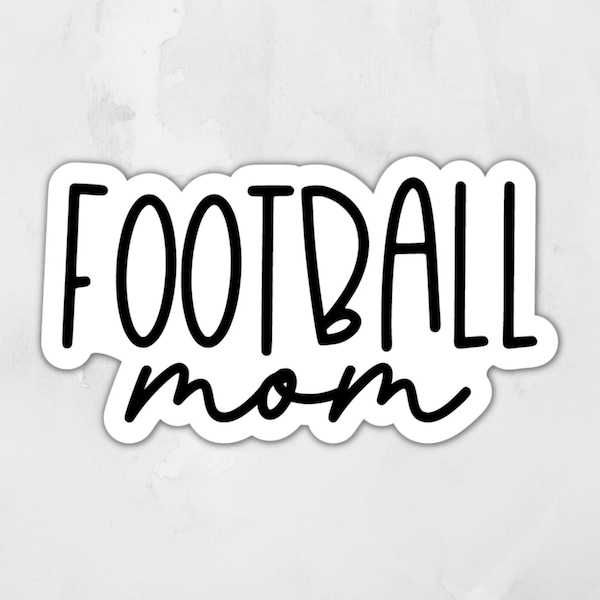 Stickers, Football Mom, Stickers for Tumbler, Vinyl Decals, Laptop Stickers, Planner Stickers