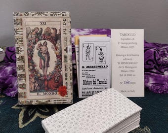 Tarocco Soprafino Il Meneghello 1992 Special Box oop tarot limited edition