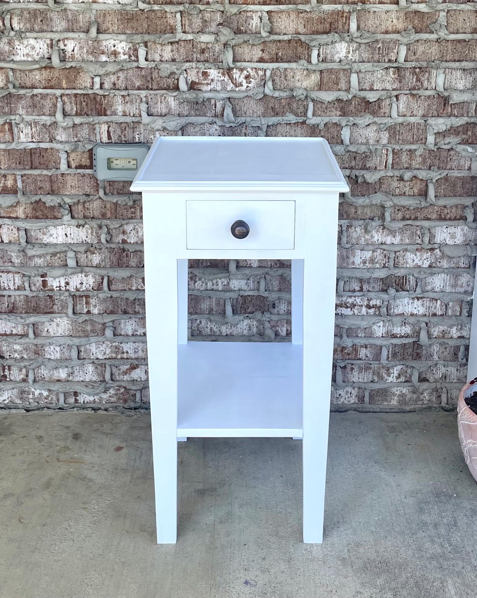 Side Table End Table Rustic Side Table Nightstand Accent Table Bedside ...