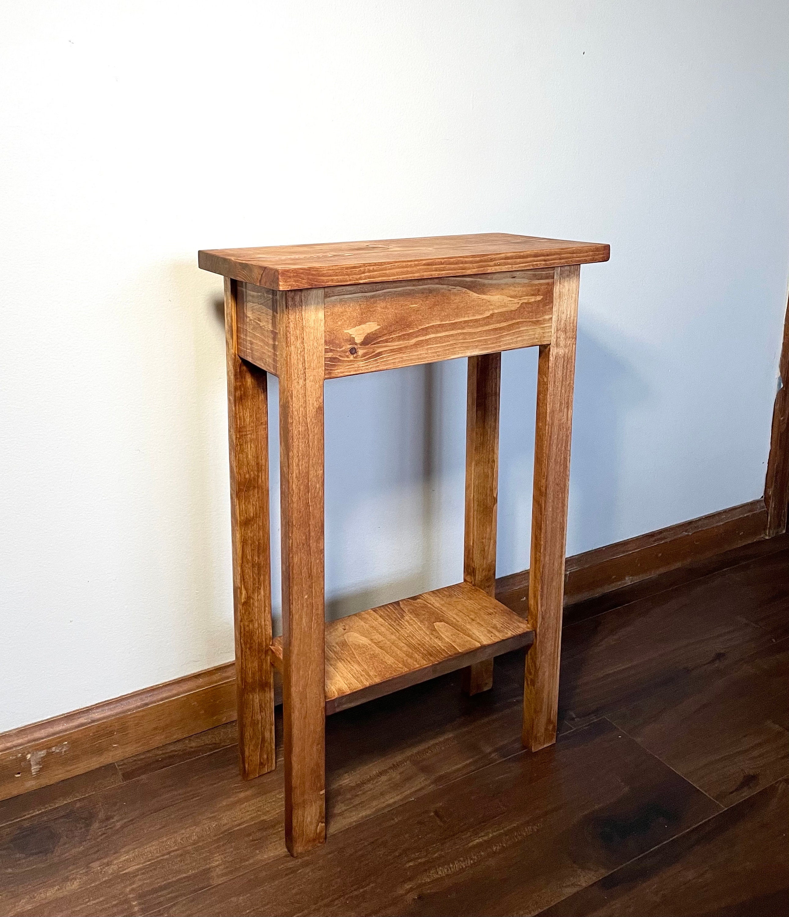 Side Table End Table Rustic Side Table Nightstand Accent Table Bedside ...