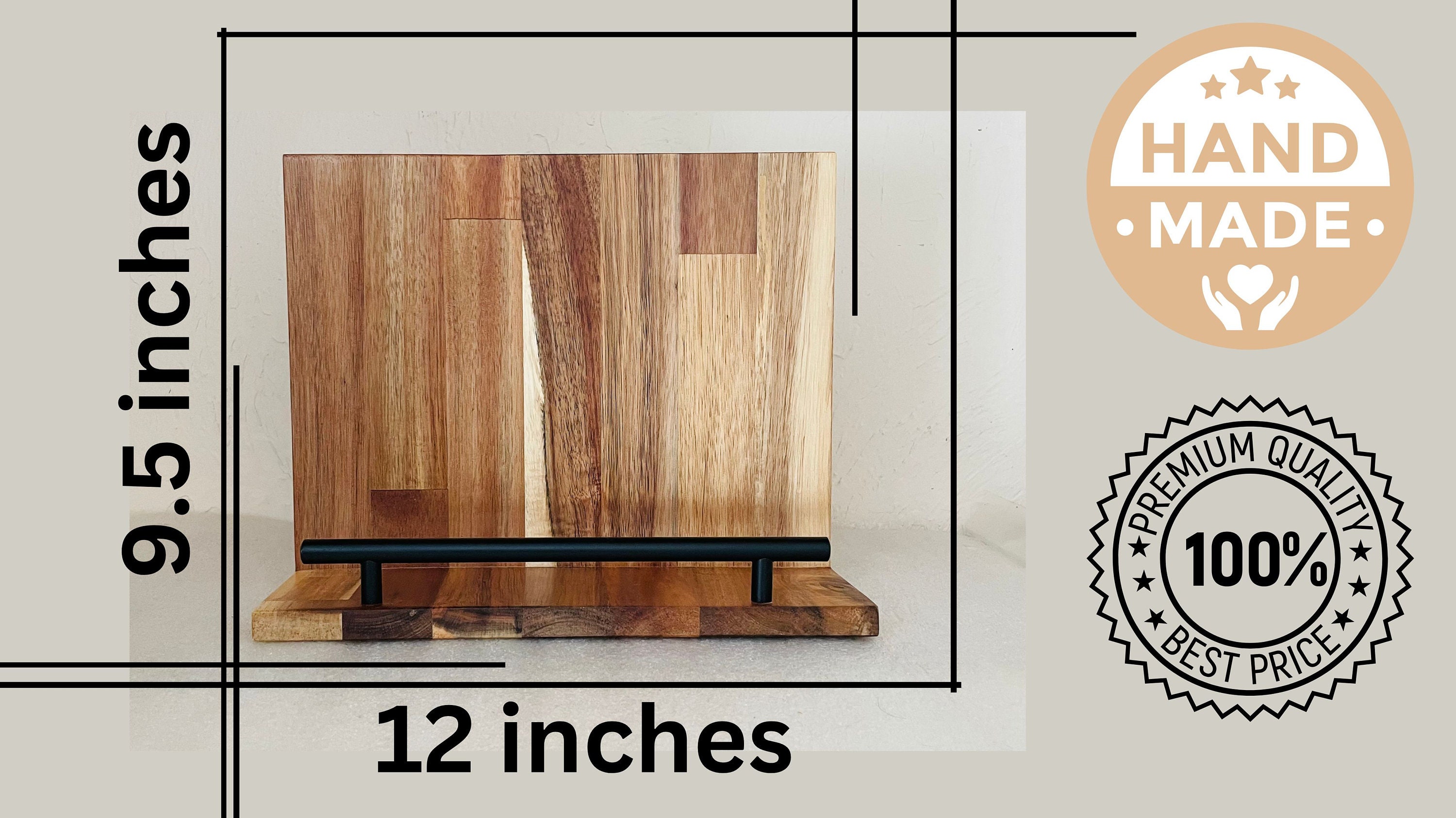 Cookbook Stand, Kitchen Book Stand, Book Stand, Book Holder, Cookbook