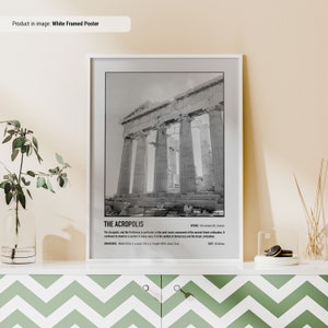 Poster Akropolis | Athen | Griechenland | Reise Poster | Reise Wand Kunst | Minimal Reise Wand Druck | Athen Souvenir