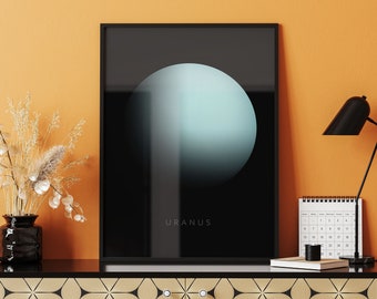 Uranus Ice Giant Planet Art Print