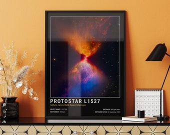 Protostar L1527 Star Formation Art Print by NASA