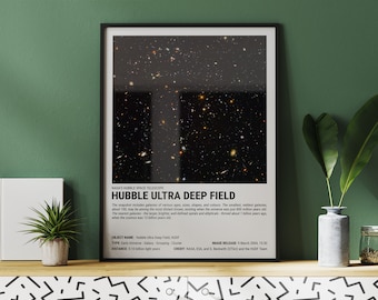 Hubble Ultra Deep Field Poster | NASA Space Print