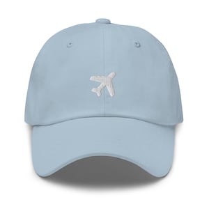 Airplane Baseball Hat, Embroidered Baseball Hat, Travel Hat, Airplane Hat, Baseball Hat