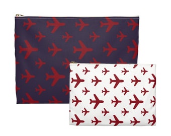 Travel Bag, Zipper Pouch, Makeup Bag, Cosmetics Bag, Accessory Pouch, Accessories Bag, Flight Attendant Gift