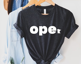 Minnesota Ope, Ope, Minnesota Shirt, Minnesota State Shirt, Unisex T-shirt, Minnesota Gift, State of Minnesota Shirt, Minnesota Art