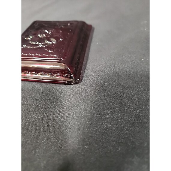 Anchor Hocking Royal Ruby Rectangular Jewel Box W… - image 7