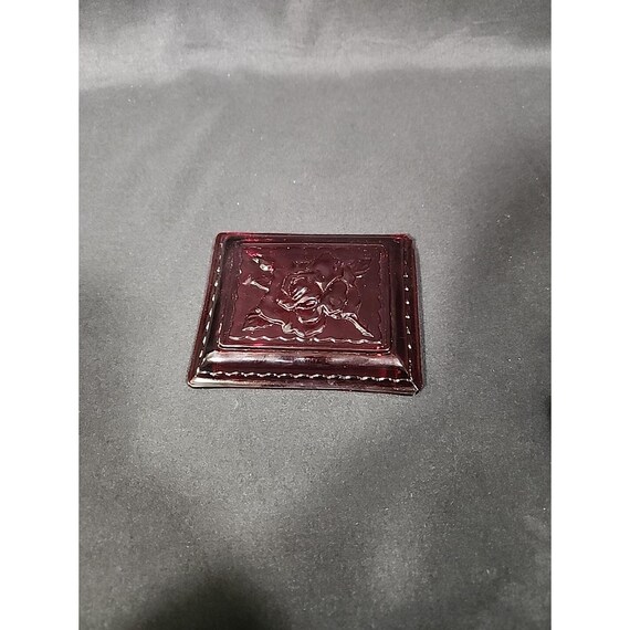 Anchor Hocking Royal Ruby Rectangular Jewel Box W… - image 5