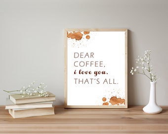 Dear Coffee