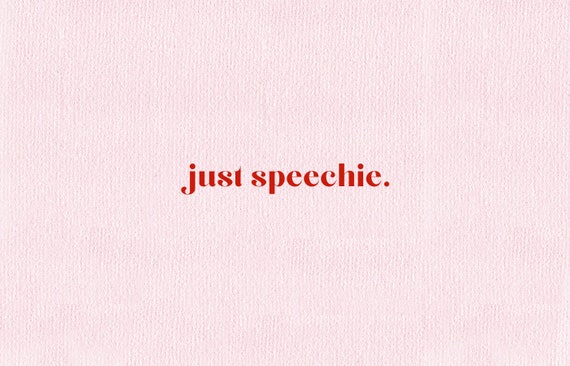 Just Speechie Macbook Wallpaper Instant Download for | Etsy