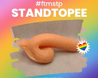 6 Inch FtM Stand to Pee Packer Realistic StP Prosthetic Penis - Mature Content