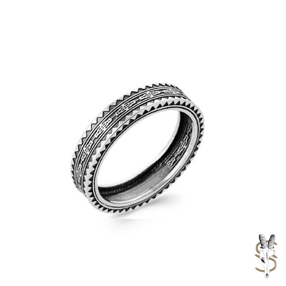 Men Rings Fashion Silver | Cool Silver Rings Men | Mens Silver Hip Hop Rings  - Silver - Aliexpress