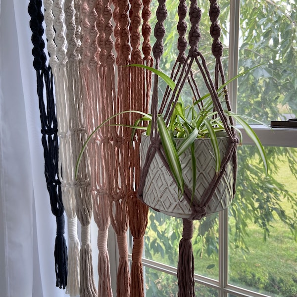 Spiral Macrame Plant Hanger