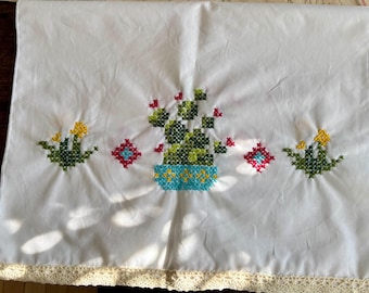Embroidered Dresser/Table linen