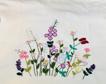 Bolso de mano floral