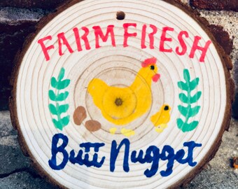 Decoración de madera pintada estilo granja