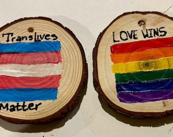 Declaración de justicia social para colgar en madera