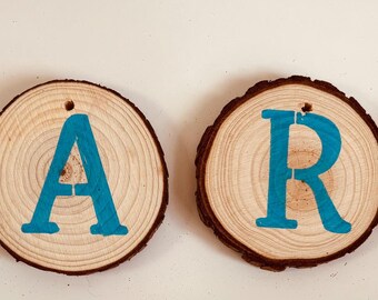 Adorno de granja de madera