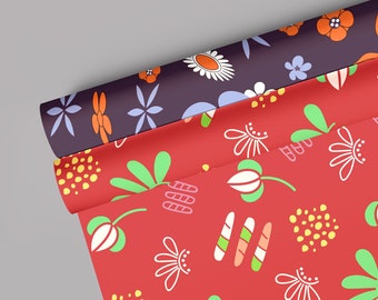 Gift Wrapping Paper Rolls Mockup Psd and Jpg, Wrapping Tissue Paper Mockup, Close up on wrapping gift paper mockup, Paper tube mockup
