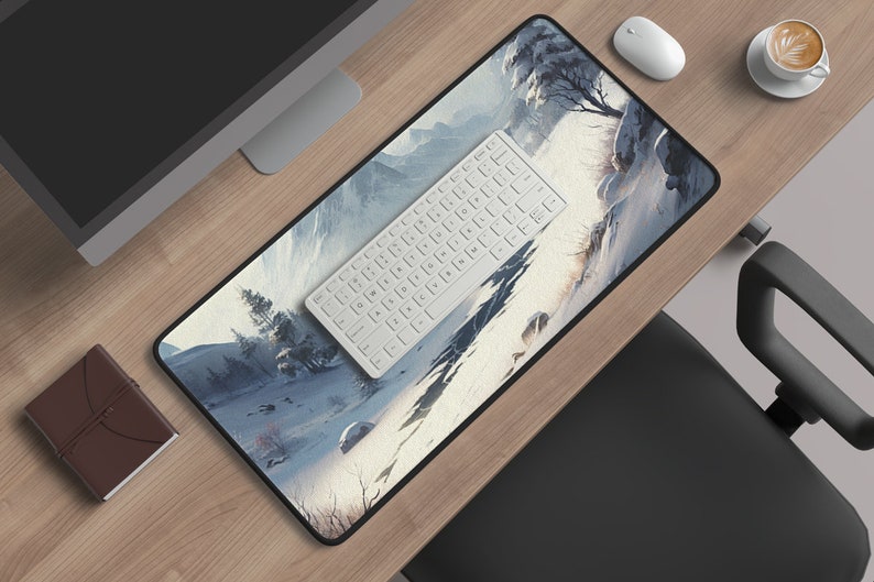 Desk Mat Mockup Fully Editable, Keyboard and Mouse Pad Mockup PSD ...