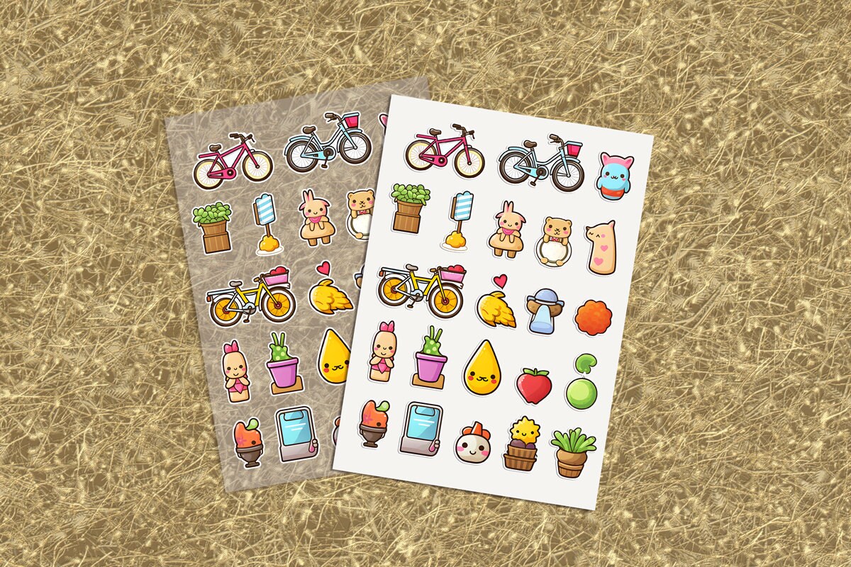 Clear and Normal Sheet Stickers Mockup Psd and Jpg, Clear Adhesive ...