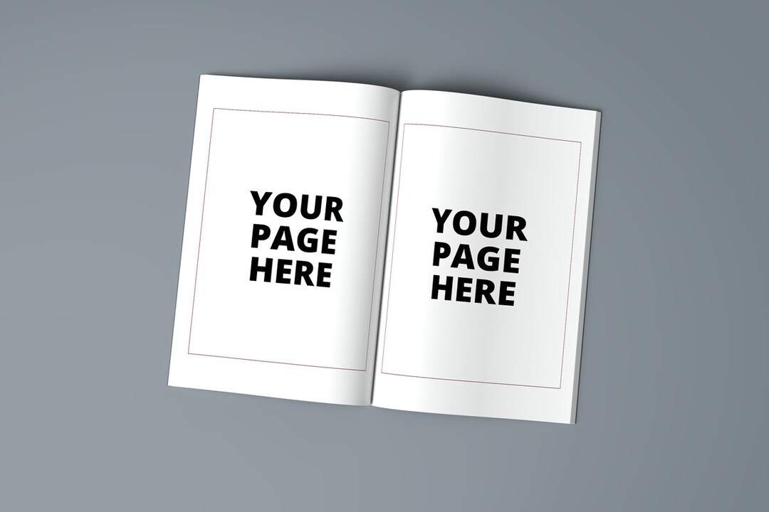 Premium Open Book Mockup PSD and JPG, Isolated Magazine Mockup ...