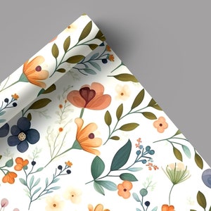 PSD Wrapping Paper Mockup Psd and Jpg, Editable fabric roll mockup, Wrapping gift paper mock up, Digital patterns listing mockup