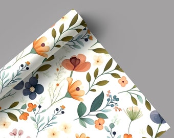 PSD Wrapping Paper Mockup Psd and Jpg, Editable fabric roll mockup, Wrapping gift paper mock up, Digital patterns listing mockup
